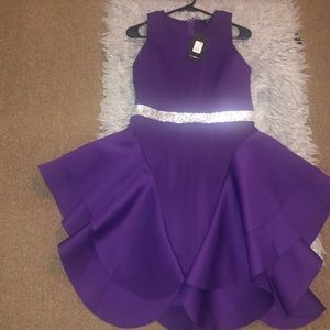 Fashion Nova. Purple diamond dress